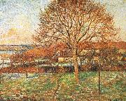 Camille Pissarro, Under the sun large walnut